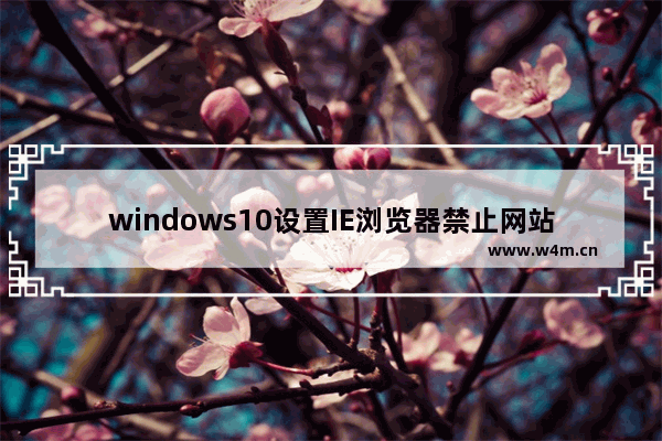 windows10设置IE浏览器禁止网站弹出窗口的方法介绍