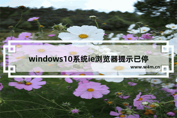 windows10系统ie浏览器提示已停止工作怎么办？windows10系统ie11崩溃两种有效简单的解决方法介绍