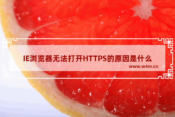 IE浏览器无法打开HTTPS的原因是什么？解决这个问题的办法介绍