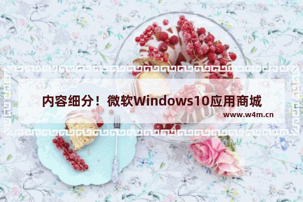 内容细分！微软Windows10应用商城或将新增分类菜