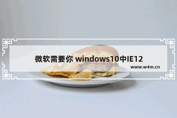 微软需要你 windows10中IE12开发者工具反馈