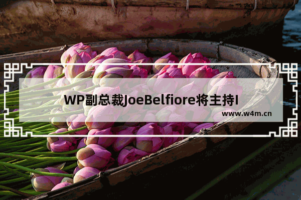 WP副总裁JoeBelfiore将主持IE应用研发工作吗？