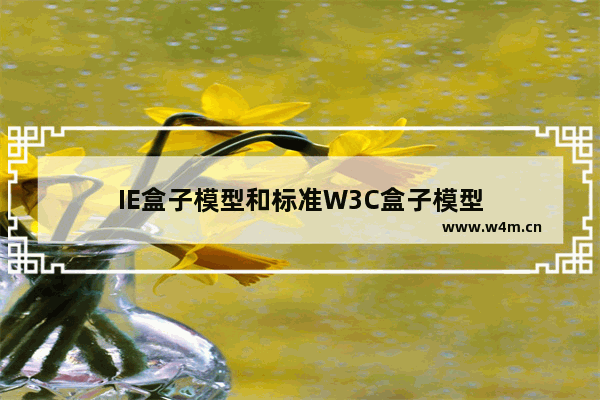 IE盒子模型和标准W3C盒子模型