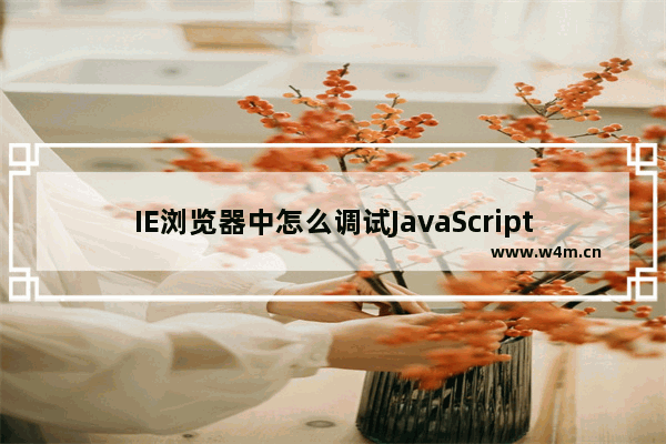 IE浏览器中怎么调试JavaScript程序?