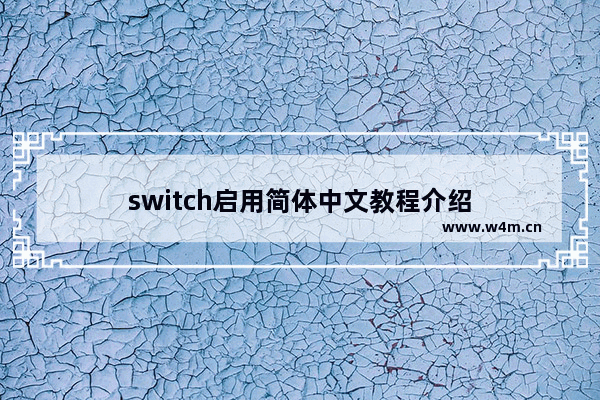 switch启用简体中文教程介绍