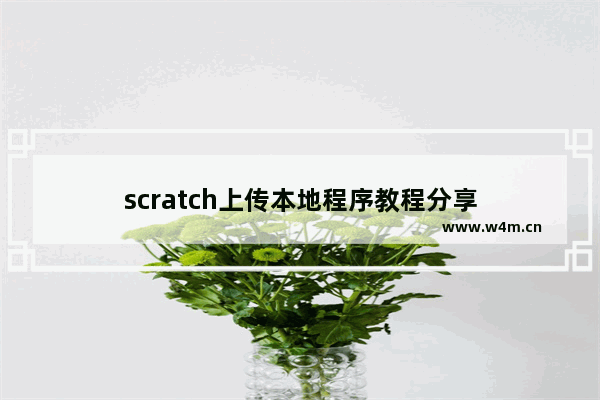 scratch上传本地程序教程分享