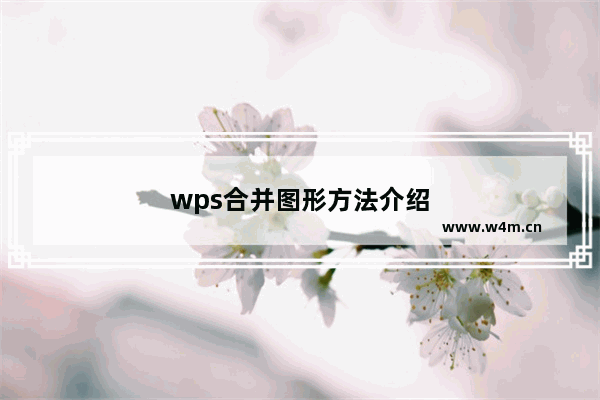 wps合并图形方法介绍