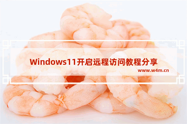 Windows11开启远程访问教程分享