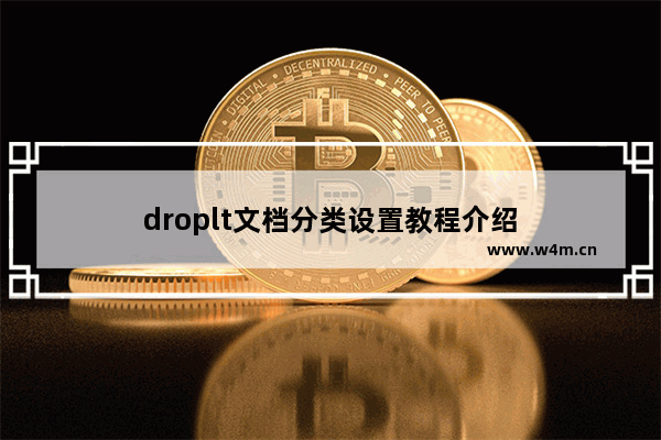 droplt文档分类设置教程介绍