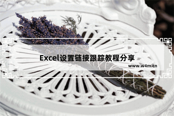 Excel设置链接跟踪教程分享