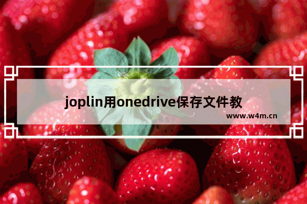 joplin用onedrive保存文件教程分享