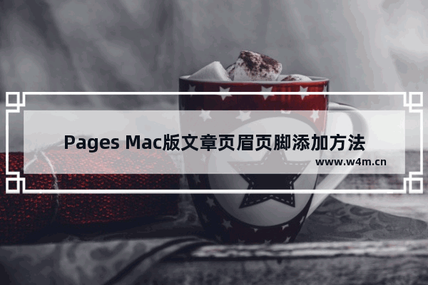 Pages Mac版文章页眉页脚添加方法介绍