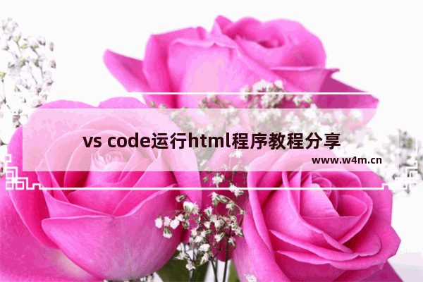 vs code运行html程序教程分享