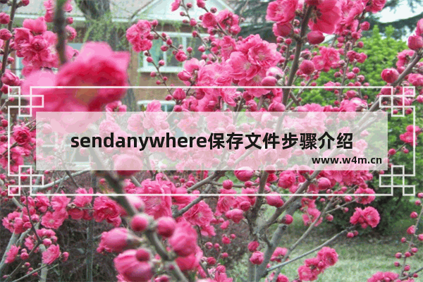 sendanywhere保存文件步骤介绍