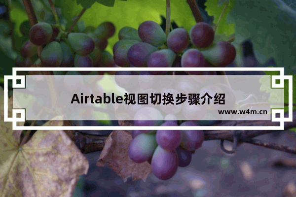 Airtable视图切换步骤介绍