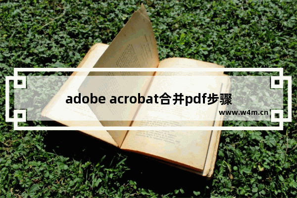 adobe acrobat合并pdf步骤介绍