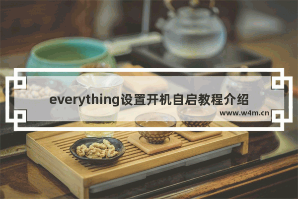 everything设置开机自启教程介绍