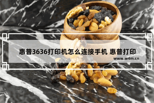 惠普3636打印机怎么连接手机 惠普打印机手机无线打印教学