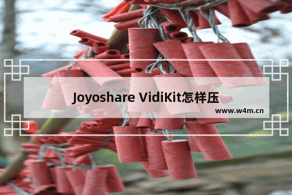 Joyoshare VidiKit怎样压缩视频