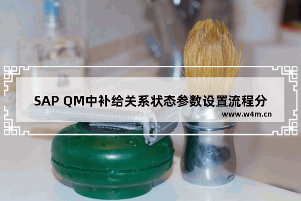 SAP QM中补给关系状态参数设置流程分享