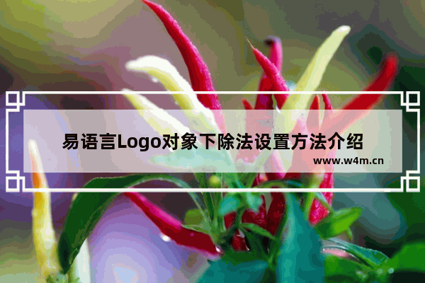 易语言Logo对象下除法设置方法介绍