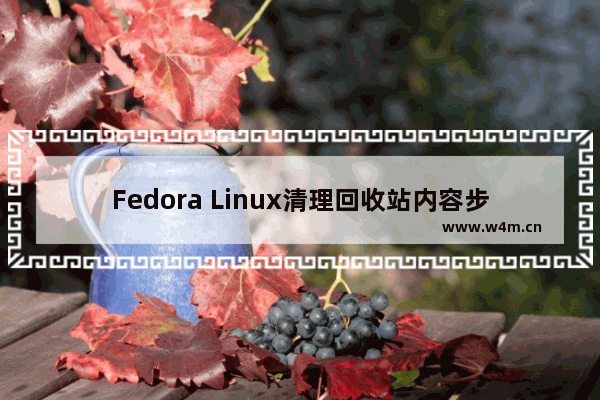 Fedora Linux清理回收站内容步骤分享