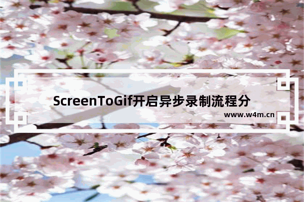 ScreenToGif开启异步录制流程分享