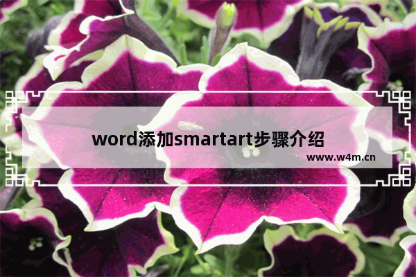 word添加smartart步骤介绍