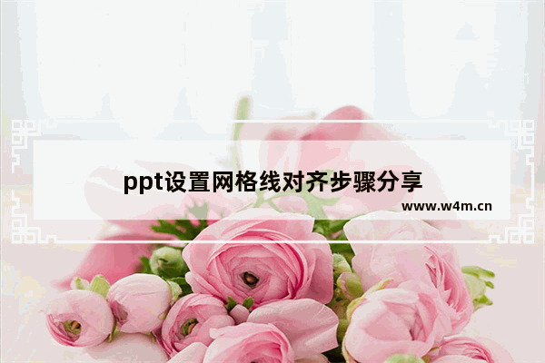 ppt设置网格线对齐步骤分享