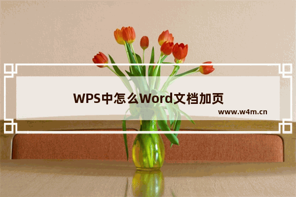 WPS中怎么Word文档加页