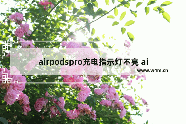 airpodspro充电指示灯不亮 airpodspro指示灯含义图解