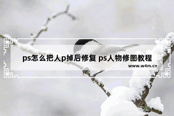 ps怎么把人p掉后修复 ps人物修图教程