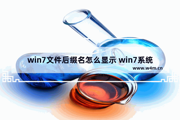 win7文件后缀名怎么显示 win7系统后缀名的设置