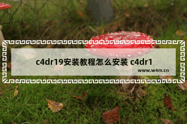 c4dr19安装教程怎么安装 c4dr19安装新建建站规则