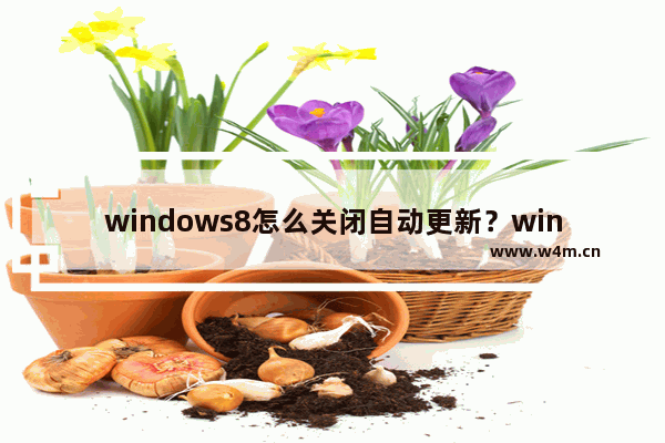 windows8怎么关闭自动更新？windows8关闭自动更新教程