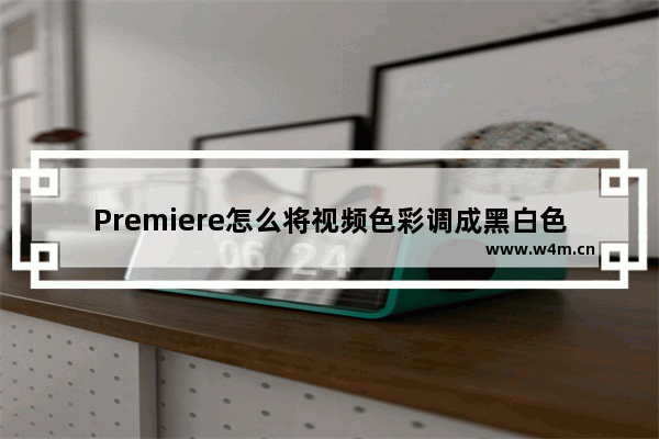 Premiere怎么将视频色彩调成黑白色 Premiere将彩色视频黑白化的教程