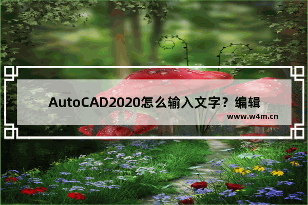 AutoCAD2020怎么输入文字？编辑文字大小教程