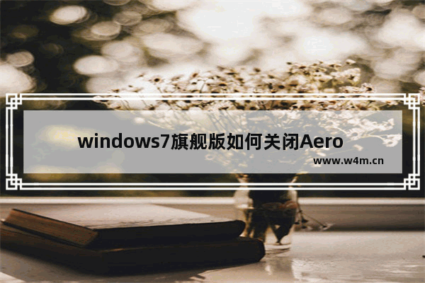 windows7旗舰版如何关闭Aero Shake？Aero Shake功能的关闭方法