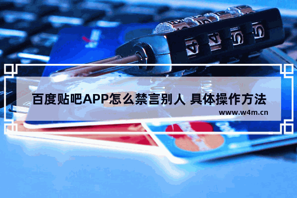 百度贴吧APP怎么禁言别人 具体操作方法