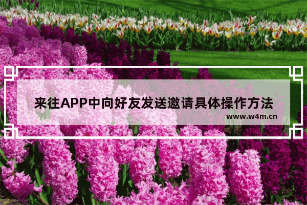 来往APP中向好友发送邀请具体操作方法