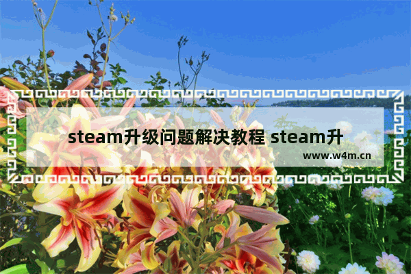 steam升级问题解决教程 steam升级错误怎么办