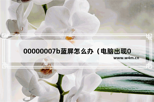 00000007b蓝屏怎么办（电脑出现0x0000007b的解决方法 ）