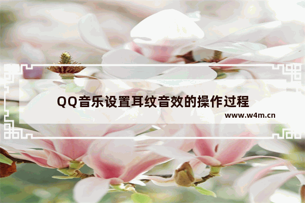 QQ音乐设置耳纹音效的操作过程