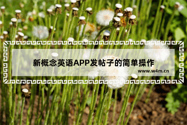 新概念英语APP发帖子的简单操作