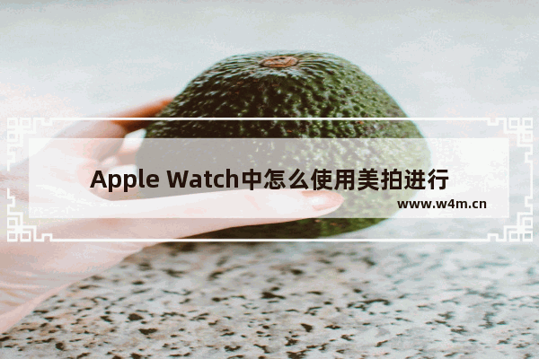 Apple Watch中怎么使用美拍进行拍照？解决方法分享