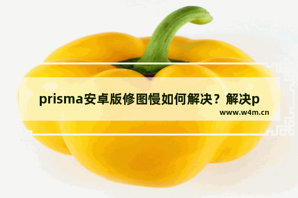 prisma安卓版修图慢如何解决？解决prisma修图慢的办法分享