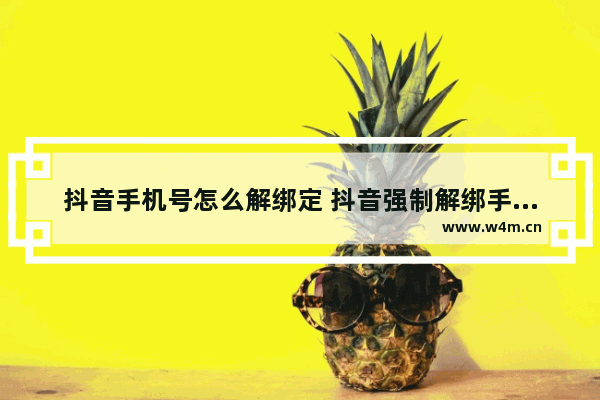 抖音手机号怎么解绑定 抖音强制解绑手机号