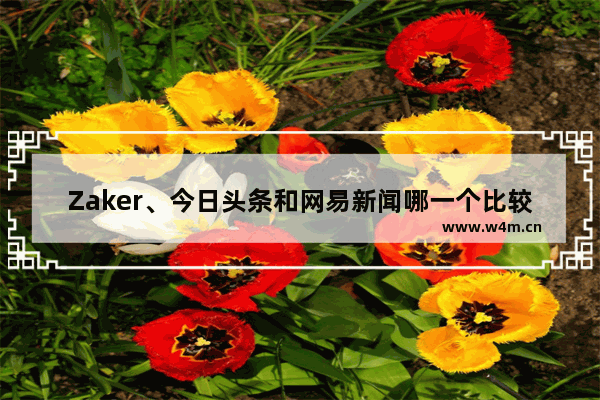 Zaker、今日头条和网易新闻哪一个比较好？Zaker、今日头条和网易新闻对比分析