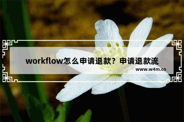 workflow怎么申请退款？申请退款流程介绍