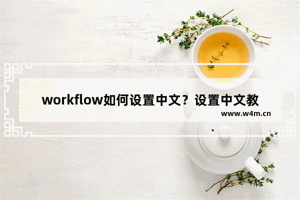 workflow如何设置中文？设置中文教程分享